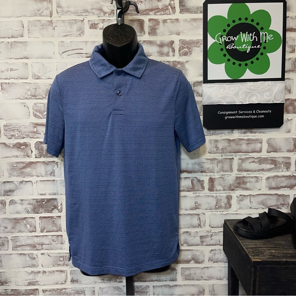 32 Degrees Blue Polo Shirt with Classic Design